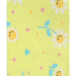 Babyhug 100% Cotton Knit Floral Print Cap - Green