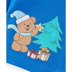 Babyhug 100% Cotton Knit Full Sleeves Front Open Vests with Stripe & Teddy Bear Print Pack of 3 - Multicolour