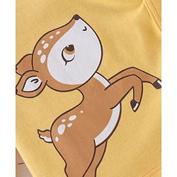 Babyhug 100% Cotton Knit Full Sleeves Front Open Floral & Deer Printed Vests Pack of 3 - Multicolour