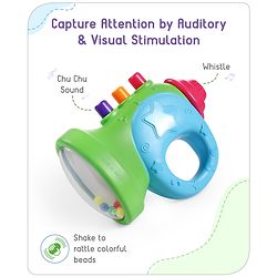 Babyhug Rattles Gift Set Pack of 3 |Easy to Grip|Gifting Toy| Child Safe Material| BIS Certified|  3 Months+