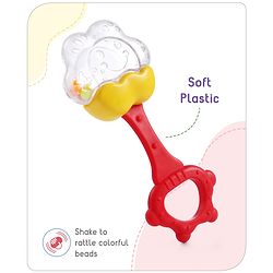 Babyhug Rattles Gift Set Pack of 3 |Easy to Grip|Gifting Toy| Child Safe Material| BIS Certified|  3 Months+