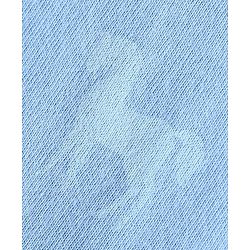 Babyhug 100% Cotton Knit Half Sleeves Shirt Horse Print - Blue