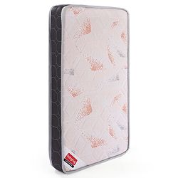 Babyhug Quilted Covered Memory Foam & Plush Baby Mattress - Grey