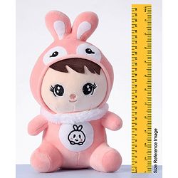 Babyhug Bunny Soft Plush Candy Doll Baby Pink - Height 30 cm