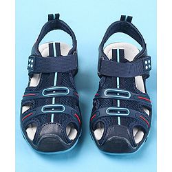 Cute Walk by Babyhug Velcro Closure Sandals - Blue