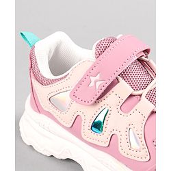 Cute Walk by Babyhug Sneakers Shoes With Velcro Closure Solid - Purple