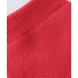 Cute Walk By Babyhug Anti Bacterial Cotton Rich Terry Socks Stripes Pack Of 3 - Red White & Blue