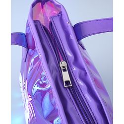 Babyhug Sling Bag with Unicorn Design - Dark Purple