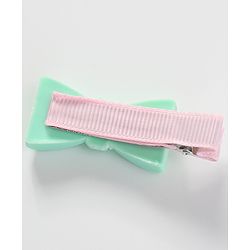 Babyhug Hair Pins And Clips with Bow Applique Free Size Pack of 5 - Multicolour