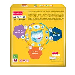 Babyhug Advanced Pant Style Diapers Extra Large (XL) Pack of 2 - 20 Pieces each