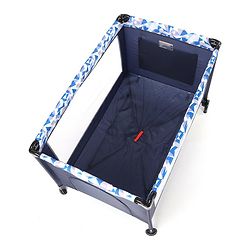 Babyhug Bouyant 3 in 1 Playpen cum Cot with Mosquito Net - Dark Blue