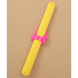 Babyhug Free Size Bunny Shaped Analog Watch - Yellow & Pink
