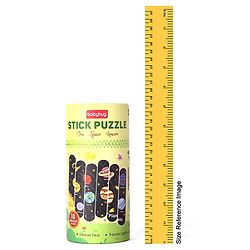 Babyhug Unicorn,Space & Dino Theme 10 Stick Puzzle Set- 30 Sticks