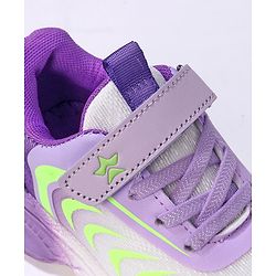 Cute Walk by Babyhug Velcro Closure Sneakers Shoes- Purple