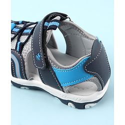 Cute Walk by Babyhug Velcro Closure Casual Sandal - Blue