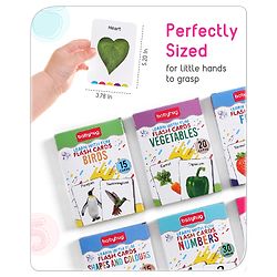 Babyhug 150 Pieces Early Learning and Educational Double Sided Flash Cards- 8 Sets