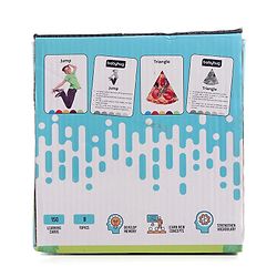 Babyhug 150 Pieces Early Learning and Educational Double Sided Flash Cards- 8 Sets