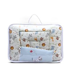 Babyhug 3 in 1 Baby Carry Nest Cum Sleeping Bag Little Princess Embroidery - Pink