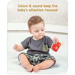 Babyhug Camera Shape Baby Rattle - Red