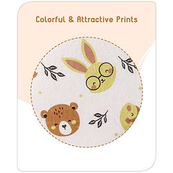 Babyhug Memory Foam Head Shaping Baby Pillow with Fox Print - Multicolor
