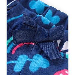 Babyhug Single Jersey Mid Thigh Length Shorts With Floral Print Pack of 2- Multicolour