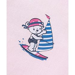 Babyhug 100% Cotton Sleeveless Jhabla Heart Print Pack of 3 - Multicolour