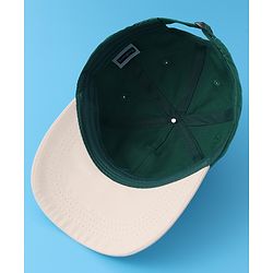 Babyhug Baseball Cap with Text Print - Green