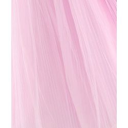 Babyhug Half Sleeves Fit & Flare Party Frock with Bow Applique - Pink