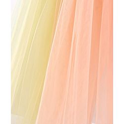 Babyhug Party Wear Sleeveless Dress With Floral Corsage -Multicolour
