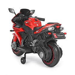 Babyhug R1 EV Battery Operated Ride On Bike With Music LED Lights & Hand Accelerator - Red