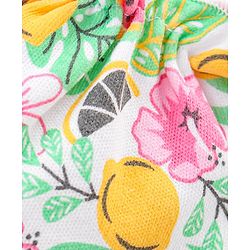 Babyhug 100% Cotton Knit Fruit Print Mittens and Booties - Multicolor