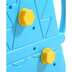 Babyhug 3 in 1 Swing and Slide with Basket Ball Hoop - Blue & Yellow