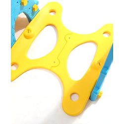 Babyhug 3 in 1 Swing and Slide with Basket Ball Hoop - Blue & Yellow