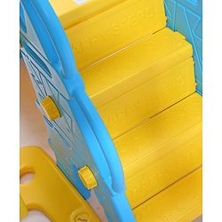 Babyhug 3 in 1 Swing and Slide with Basket Ball Hoop - Blue & Yellow