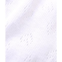 Babyhug 100% Cotton Premium Pointelle Fabric Solid Bloomers Pack of 3 - White