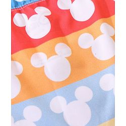 Babyhug Disney Swimming Trunk with Mickey Mouse Print - Multicolour