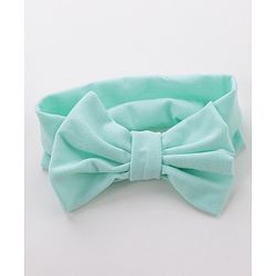 Babyhug Free Size Headbands With Bow Applique Pack of 2 - Blue & Orange
