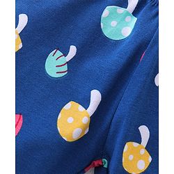 Babyhug Cotton Lycra Knit Three Fourth Leggings with Polka Dot & Heart Print Pack of 3 - Multicolour