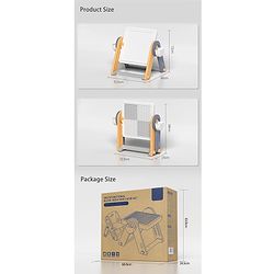 Babyhug 7-in-1 Multifunctional Block Table and Chair Set - Multicolour