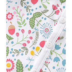 Babyhug 100% Cotton Front Open Vest - Pack of 3