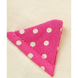 Babyhug Cotton Knit Half Sleeves Night Suit With Cat Print - Yellow & Pink