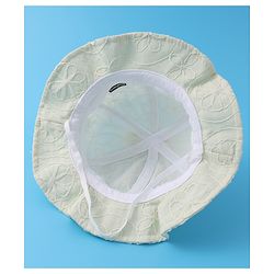 Babyhug Bucket Hat with Bow Applique - Grey