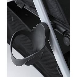 Babyhug Stroller with Reversible Handle Adjustable Backrest & Canopy - Blue| Concealed Link Brake| Suspension Wheels| Removable Food Tray