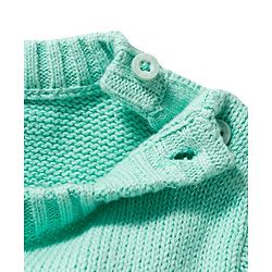 Babyhug Cotton Knit Full Sleeves Pullover Sweater Set with Cap & Color Block - Multicolor
