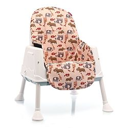 Babyhug Booster Cushion - Pink| Easy to Install| Wipe Clean| Soft & Comfortable