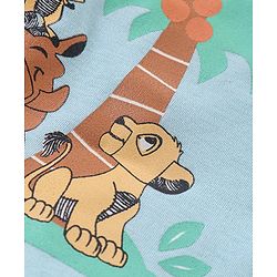 Babyhug Disney Cotton Half Sleeves Jhablas With Stripes & Lion King Graphics Pack of 3 - Multicolour