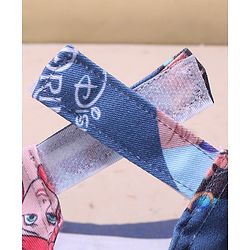 Babyhug Disney Summer Cap With Disney PrincessPrint - Navy Blue