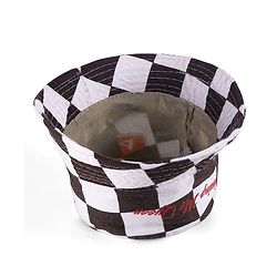 Babyhug Disney Summer Cap With Cars Graphics - White & Black