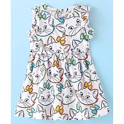 Babyhug Interlock Knit Frill Sleeves Front Open Vest With Tropical Theme Print Pack Of 3 - Orange White & Light Green main image 0