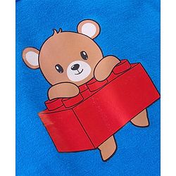 Babyhug 100% Cotton Single Jersey Anti Bacterial Sleeveless Vests Bear & Star Print Pack Of 3 - Multicolor